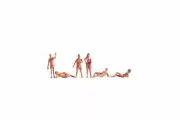 Noch 15843 HO/OO Gauge Nudists (6) Figure Set