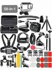 50-in-1 + Waterproof Case for Gopro Hero 12 11 10 Action Camera Accessory Kit