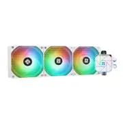 Aqua Elite 360 White V3 Liquid CPU Cooler, AIO Pump Head Speed up to 3300RPM, TL