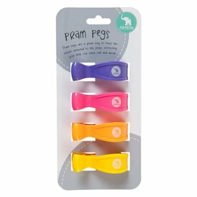Pram Pegs 4pk Colours PPOY