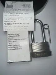New Federal Lock Co 5340-00-292-0896 Extended Shackle Combination Padlock