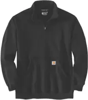 Carhartt Quarter-Zip Sweatshirt, black, Size L for Men