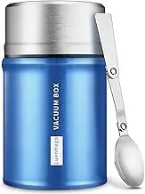 Insulated Food Jar Stainless Steel Lunch Container LuenHego 26 oz Vacuum Bento Lunch Box for Kids Adult with Spoon for School Office Picnic Travel Outdoors Royal Blue