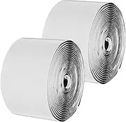 2Rolls Non Slip Carpet Tape Grippers of Hook and Loop Rug Stickers for Area Rugs Sofa Cushions and Home Use Durable and Removable Adhesive Fasteners