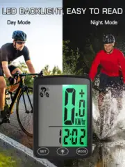 Upgrade Bike Computer w/LED Backlight Bicycle Speedometer Odometer Touch Screen