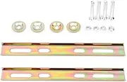 A70F Universal Motorcycle Rear Luggage Tail Top Box Helmet Trunk Bracket Base Plate(Spacer Screw)
