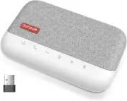 NUROUM Bluetooth Conference Speaker and Microphone, Enhanced 360 Voice Pick up &