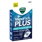 Vicks VapoPads Plus, Intense Cold Blasting Menthol 12 Refill Pads 328785009446VL