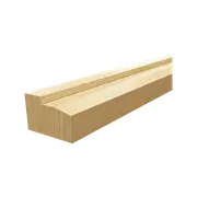 66 x 42mm 4.8m Treated & Pre-Oiled Clear EBR4 Laminated Pine Bottom Rail
