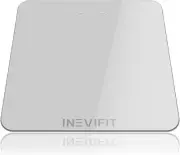 INEVIFIT Bathroom Scale, Highly Accurate Digital Body Silver