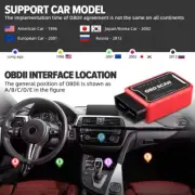 ELM327 V1.5 OBD2 Scanner BLUETOOTH OBDII Diagnostic Tools Android