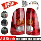 Pair LH+RH Ute Tray Tail Lights Rear Lamps For Toyota Hilux 2005-2011 2WD 4WD