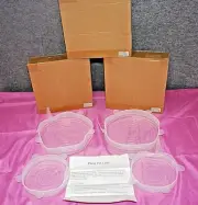 Flexi-Fit Clear Silicone Lids Set of 12 Assorted Sizes S4662