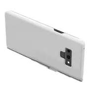 For Samsung Galaxy Note 9 Luxury Mirror View Flip Case Stand Shockproof Cover Silver