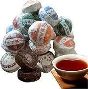 10 pcs Puer Tea China Top-Grade Raw and Cooked Puerh Tuocha Mini Tea Pu'er tea 60g (0.13LB) Green tea Black tea Chinese tea Pu er tea Raw tea Puerh tea healthy food Pu-erh tea Green food Old trees Pu erh tea Ripe tea cooked tea