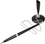 STOBOK Smooth Writing Pen Desk Fixed Signature Pen Office Stationery Table for Bank