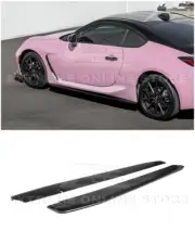 For 22-Up GR86 BRZ Artisan Spirit Style ABS Plastic Black Side Skirts Rockers