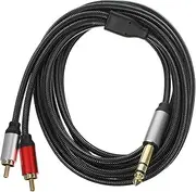 Audio Equipment Adapter Cable Headphone Adapter Headphone Splitter 3 Way Signal Audio Cable Stereo Audio Adapter Cable Mic Cord Tinned Copper Wire Balance Speaker Cable