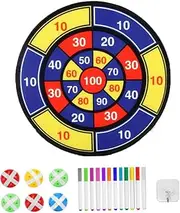 1 Set Boys and Girls Puzzle Toy Sticky Ball Target Toy Throwing Game Safe Flannel Material Hand-Eye Coordination Parent-Child Interaction