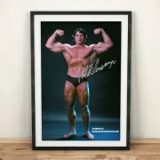 Arnold Schwarzenegger Autographed Poster Print. A3 A2 A1 Sizes