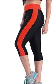 [LANREN] Sport Women's Fitness Running Yoga Pants Side Puffs Elastic Push Up Leggings Sports Workout Tights Gym Girls Trousers Plus Size (Color : 9, Size : Medium)