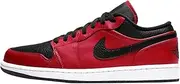 [Nike] Air Jordan 1 Low, Men's Basketball Shoes, Gym Red/Black-White, 45.5 EU/UK 10.5