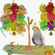 Parrot Cockatiel Shredding Toys Foraging Toy Bird Chewing Cage Toys