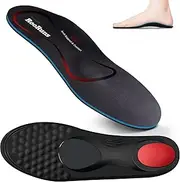 [RooRuns] Plantar Fasciitis Insoles, Orthotic Shoe Inserts with Arch Supports, Metatarsal and Heel Cushion for Metatarsalgia, Flat Feet, Forefoot Pain, Morton’s Neuroma, Arch Support Insoles for Women and Men