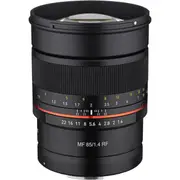 【SAMYANG】三陽光學 MF 85mm F1.4 手動對焦鏡頭 (公司貨 CANON RF接環)