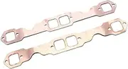 URVRHAHMEQ 2pcs SBC Copper Header Exhaust Gasket Seal Fit for Chevy SB 327 305 350 383 283-327-350-383-400 Exhaust Manifold Gasket Set Exhaust Gasket