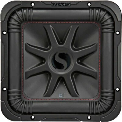 KICKER 45L7R102 CAR AUDIO 10" L7R SQUARE SUBWOOFER SUB WOOFER DVC 2-OHM L7R102