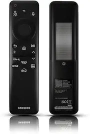 OEM Solar Voice Remote Control Compatible with Samsung Smart TV NEO QLED Crystal UHD Models Q60, Q70, Q80, QN85, QN90 (BN59-01455A)