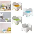 Kids Stool Foot Rest with Back Step Stool for Living Room Bedside Apartment