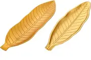 2pcs Handmade Natural Wooden Plates Elegant Serving Trays for Festive Occasions
