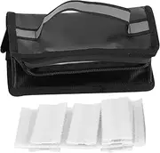 Battery Safe Bag Explosion Proof Fireproof Li Po Battery Protective Bag for RC Model Drones Black