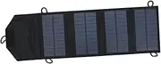 Portable Monocrystalline Solar Panel Charger Foldable Dual USB Emergency Solar Power Bank for Camping Rvs Boats and Outdoor Activities