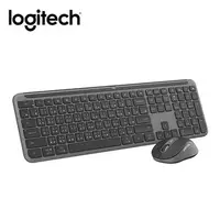 在飛比找順發線上購物優惠-Logitech 羅技 MK950 無線鍵盤滑鼠組(石墨黑)