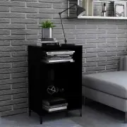 NNEVL Sideboard Black 57x35x90 cm Chipboard