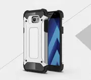 MCC Shockproof Samsung Galaxy A7 2017 Heavy Duty Tough Case Cover A720 [Silver]