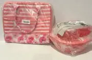 Tupperware Insulated Tote Lunch Bag Sweet ‘N Sassy Set Sandwich Keeper Bowl New