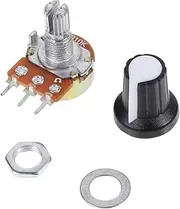 Mobestech Adjustable Potentiometer with Knob 10k Ohm Potentiometer Potentiometer with Switch Rotary Encoder
