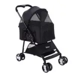 i.Pet Pet Stroller Dog Pram Cat Carrier Travel Large Pushchair Foldable 4 Wheels