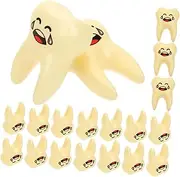 HEALSOPTHY 15Pcs Plastic Teeth Model for Fun Craft Supplies Educational Teeth Play Safe Durable for Imaginative Play and Room Decoration