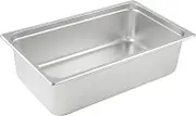 Winco Anti-Jamming Steam Pan, Full-Size x 6-Inch