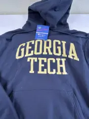 Champion Brand Reverse Weave Mens Sz LG Georgia Tech Sweatshirt Brand New