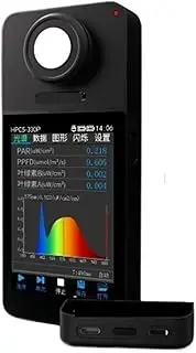 HPCS310 HPCS330 Handheld Spectrometer for Light Measurement, Portable Spectrum Analyzer CCT CRI Meter Lux Tester 380-780nm for Home, Plant Growth Lab(HPCS330 with Screen)