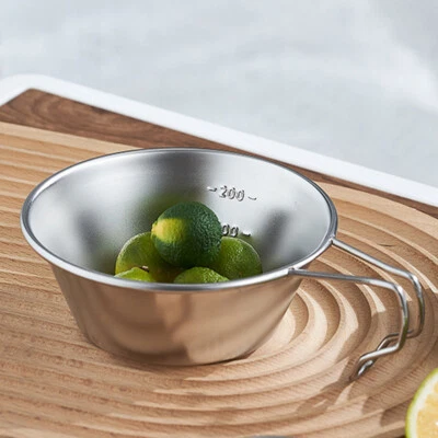 Outdoor Bowl Lwith Handle Camping Bowl Tableware 300ml/500ml Outdoor Accessories