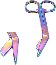 Lister Bandage Scissors 4.5" Multi Color Rainbow Stainless Steel (ODONTOMED2011 BRAND)
