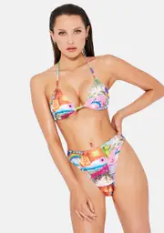[Karameleon] Postcards Triangle Bikini Set