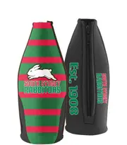 South Sydney Rabbitohs NRL Long Neck Tallie Beer Bottle Cooler Holder Wine